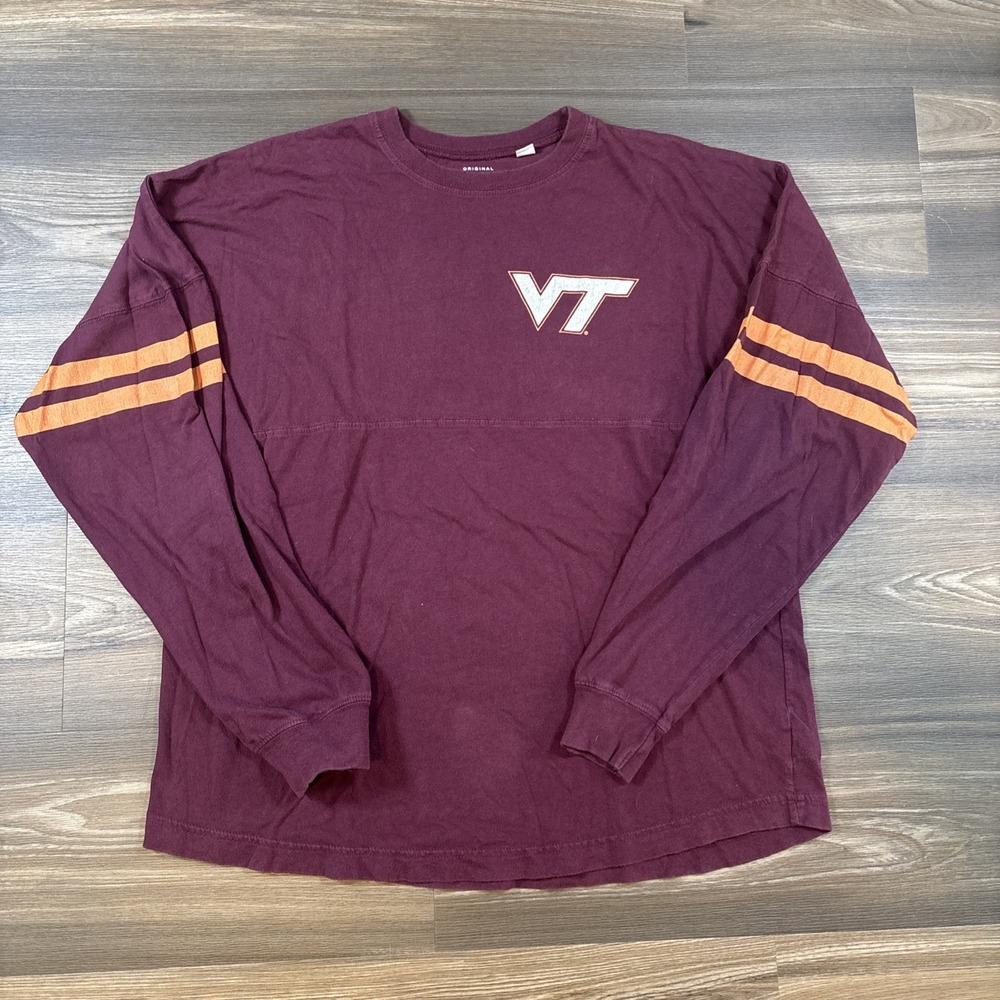 League Collegiate Outfitters Virginia Tech Hokies Long Sleeve Women's Size S